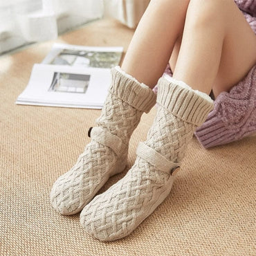 Thickened Fleece-Lined Carpet Socks