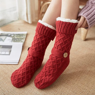 Thickened Fleece-Lined Carpet Socks