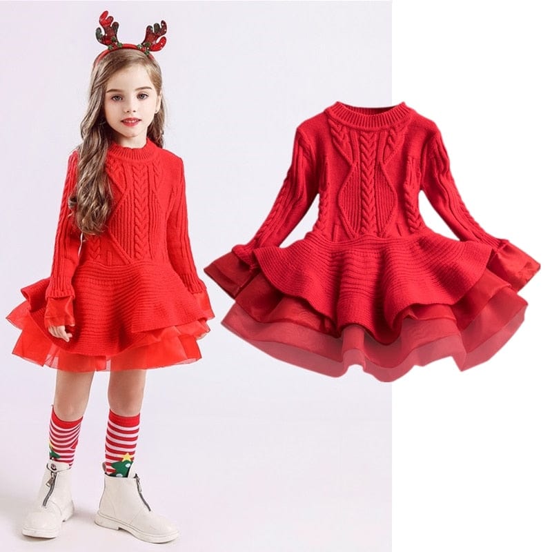 Girl's Christmas Party Dress