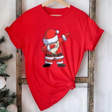 Christmas Deer Printed T-shirt