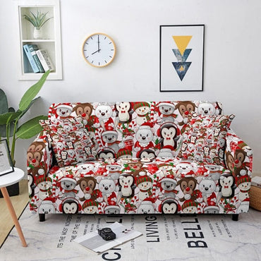 Merry Christmas Sofa Cover Decoration