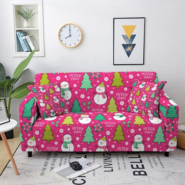 Merry Christmas Sofa Cover Decoration