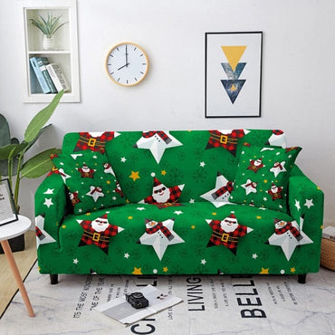 Merry Christmas Sofa Cover Decoration