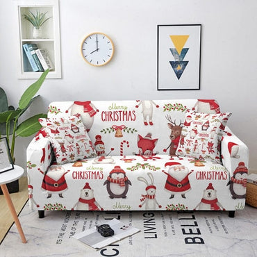 Merry Christmas Sofa Cover Decoration