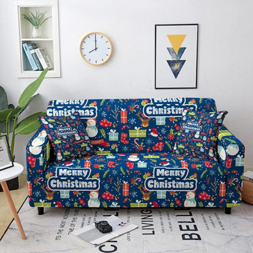 Merry Christmas Sofa Cover Decoration