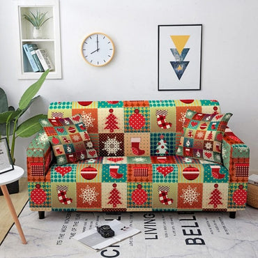 Merry Christmas Sofa Cover Decoration