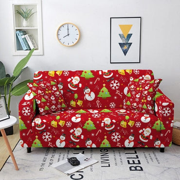 Merry Christmas Sofa Cover Decoration