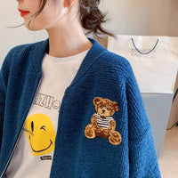 Winter Bear Loose Cardigan