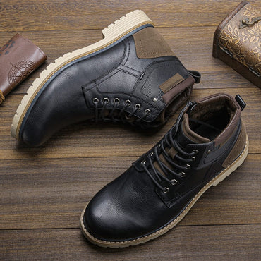 Men's Leather Winter Boots