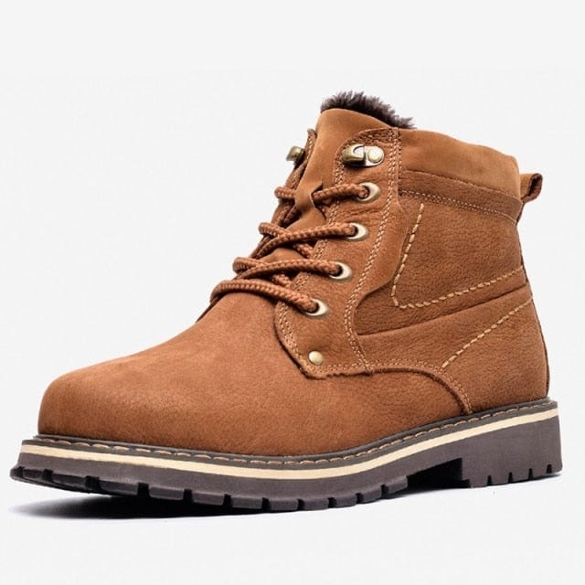 Full Grain Plush Leathe Winter Boots