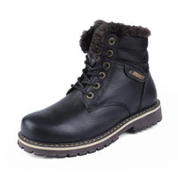 Full Grain Plush Leathe Winter Boots