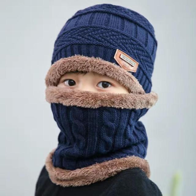 Children's winter hat and scarf set