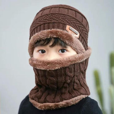 Children's winter hat and scarf set