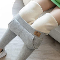 Thick Winter Thermal Grey Leggings