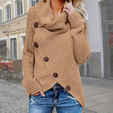 Winter Warm Turtleneck Knitted Sweater