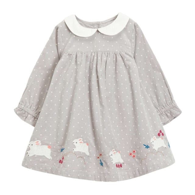 Hedgehog Applique Shirtdress