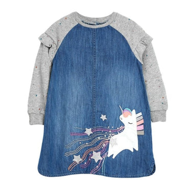 Hedgehog Applique Shirtdress