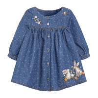 Hedgehog Applique Shirtdress