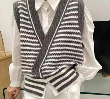 Winter Vintage Loose Chic Cardigan