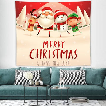 Merry Christmas Wall Tapestry