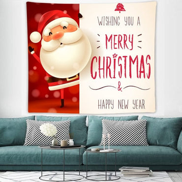 Merry Christmas Wall Tapestry