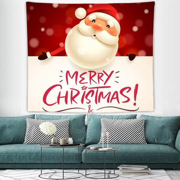 Merry Christmas Wall Tapestry