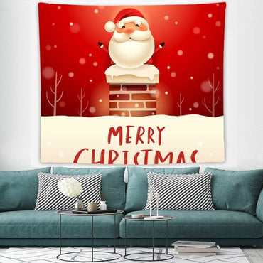 Merry Christmas Wall Tapestry