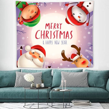 Merry Christmas Wall Tapestry