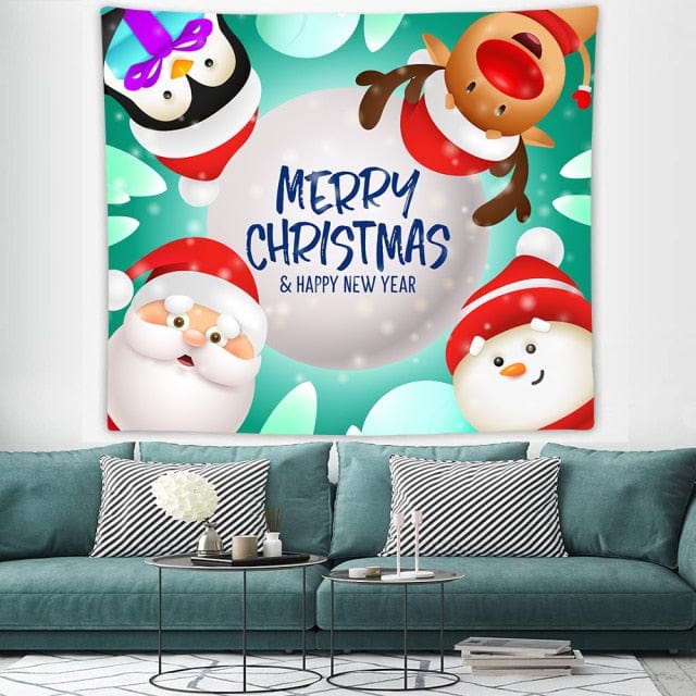 Merry Christmas Wall Tapestry