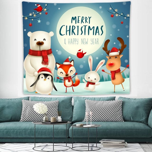 Merry Christmas Wall Tapestry