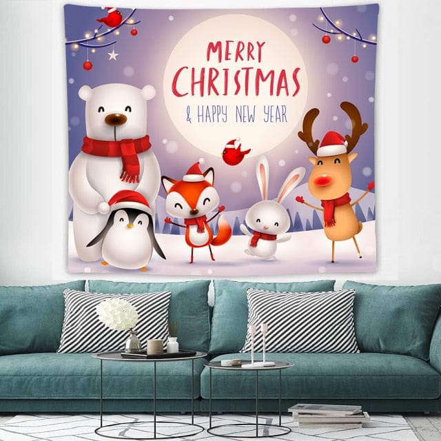 Merry Christmas Wall Tapestry