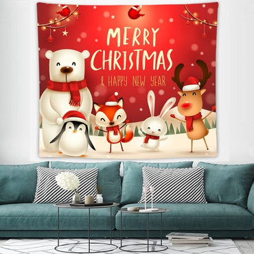 Merry Christmas Wall Tapestry