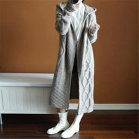Full Length Hooded Winter Warm Cardigan