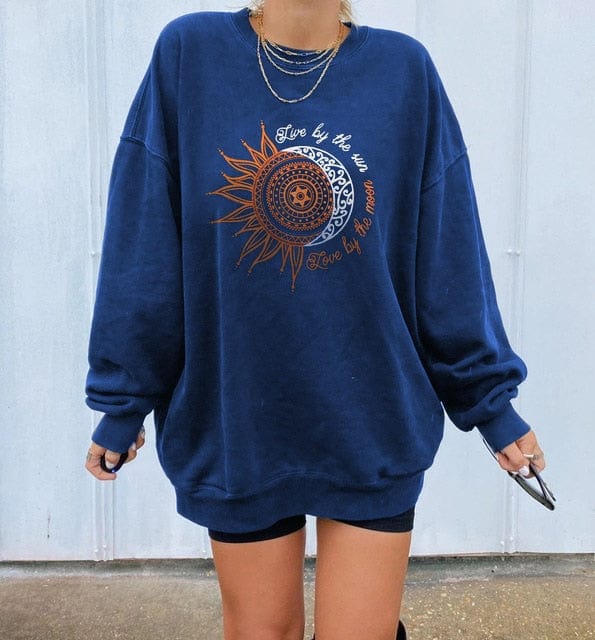 Printed Oversized Casual Tops