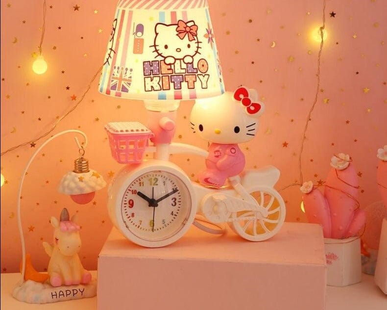 Hello Kitty Bedside Lamp Alarm Clock