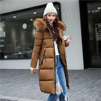Women's Fur Collar Winter Parka