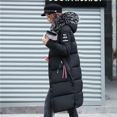 Women's Fur Collar Winter Parka