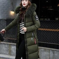 Women's Fur Collar Winter Parka