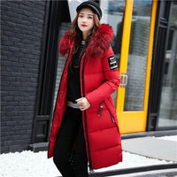 Women's Fur Collar Winter Parka