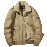 Winter Fleece Thick Warm Bomber Jacket