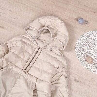 Hooded Lightweight Loose Warm Coat