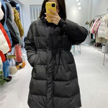 Solid Pleated Warm Winter Outerwear