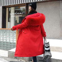 Long Thick Hooded Winter Warm Parka