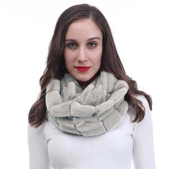 Winter Faux Fur Neck Scarf