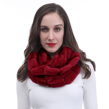 Winter Faux Fur Neck Scarf