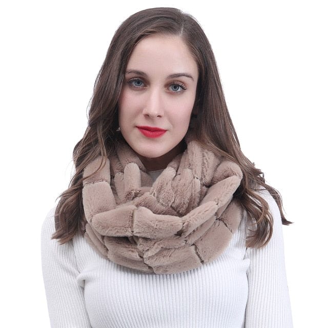 Winter Faux Fur Neck Scarf