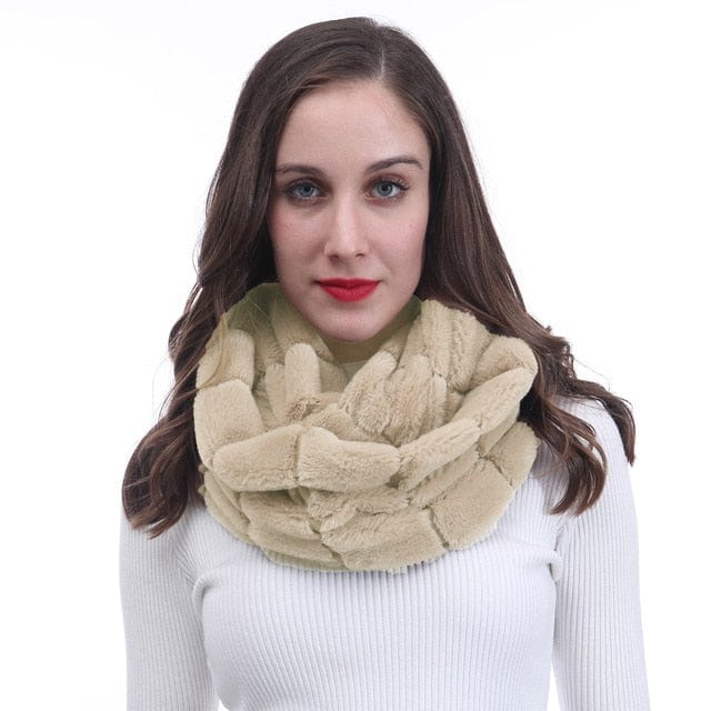 Winter Faux Fur Neck Scarf