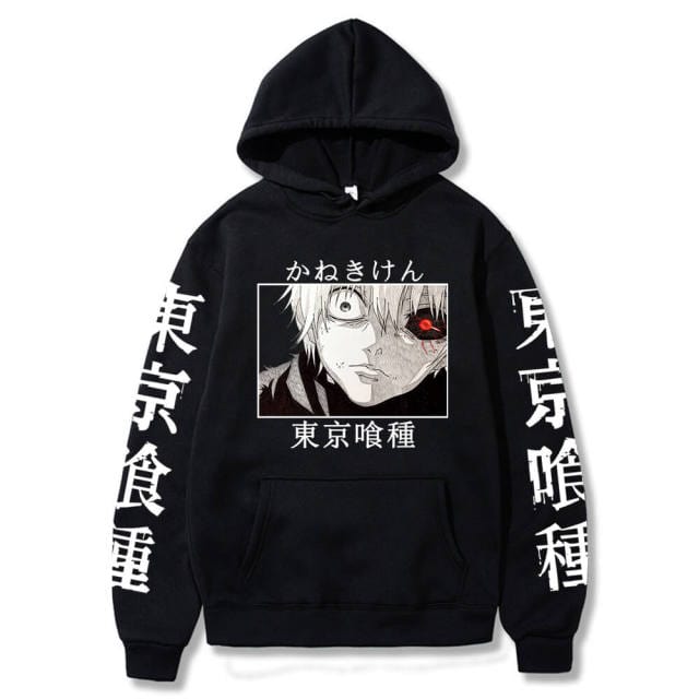 Anime Print Hip Hop Hoodie