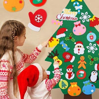 Kids DIY Felt Christmas Tree Decoration