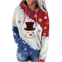 Red Wine Print Hooded Christmas Jumper